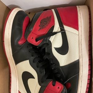 Jordan 1 high Bred toe
